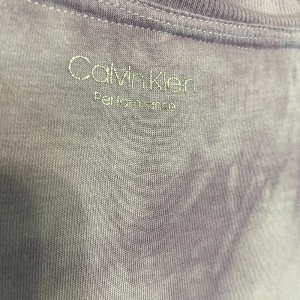 CALVIN KLEIN PERFORMANCE TIE-DYED LONG SLEEVED T-SHIRT - Picture 3 of 5